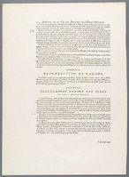 KG 14537
<br/>
Titelblad en beschrijvende tekst bij bundel reproductiegrafiek
<br/>
<em>Imprimerie Royale</em>
